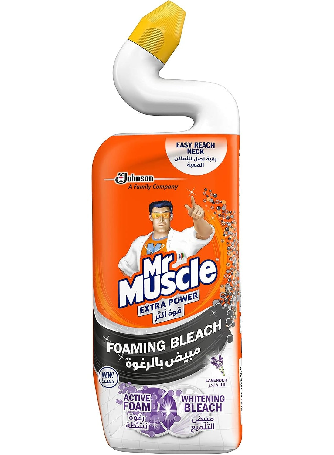 Mr Muscle Toilet Cleaner Bleach Lavender 750ml